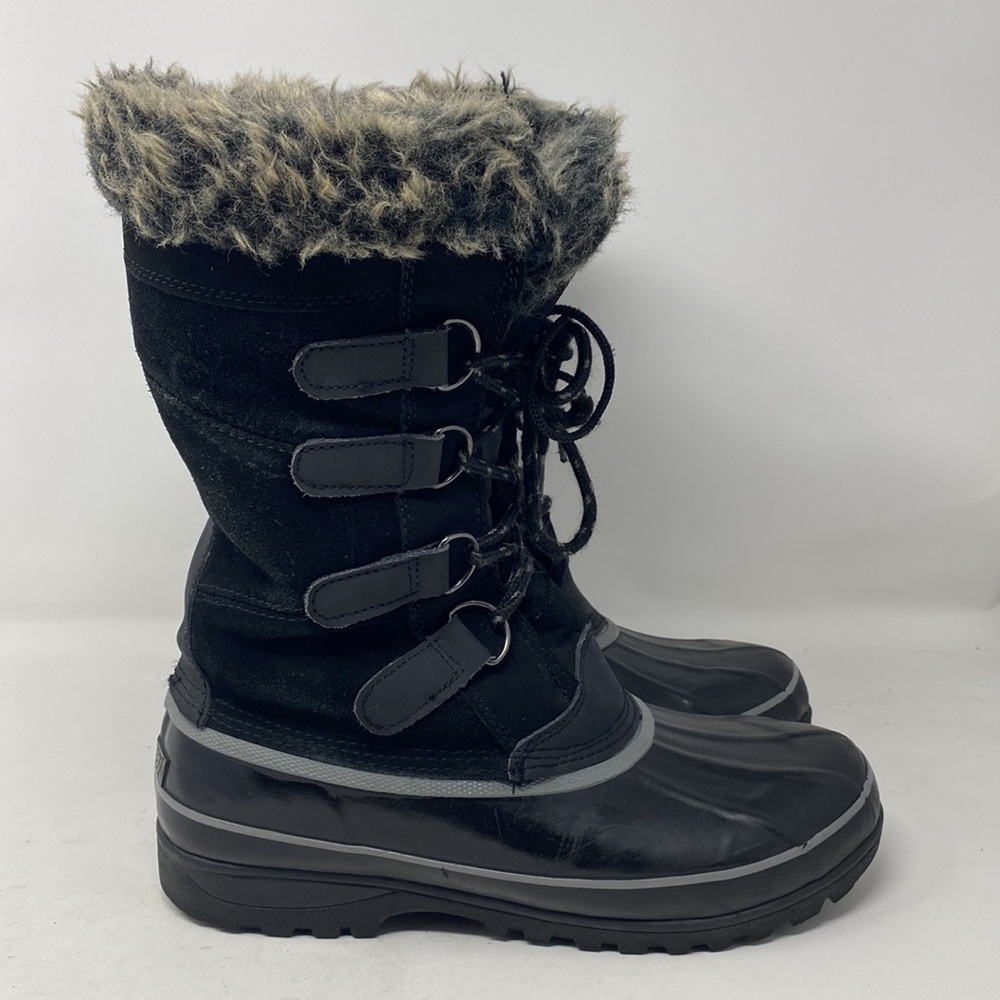 Khombu North Star Women's Thermolite Weather Estimated Winter Snow Boot, Black